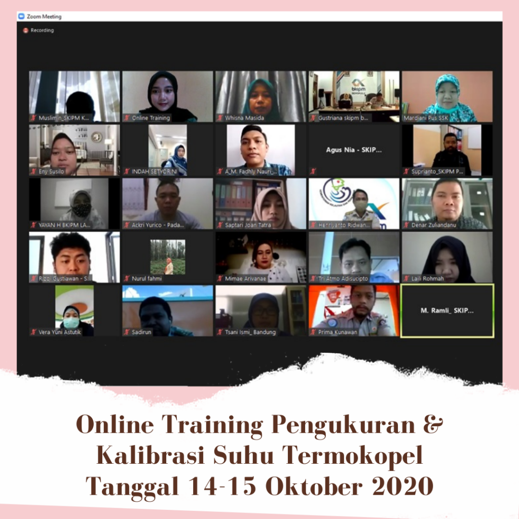 Training Teknik Kalibrasi Suhu